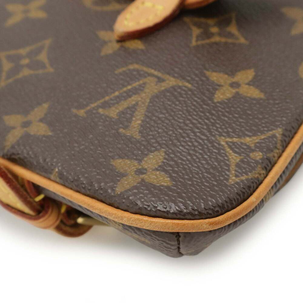 LOUIS VUITTON Authentic Brown Monogram Pochette Clutch Bag - Picture 4 of 6